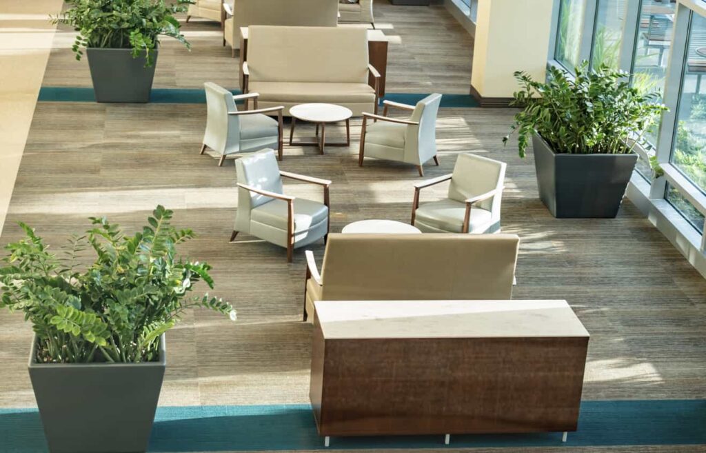 hotel seating layout